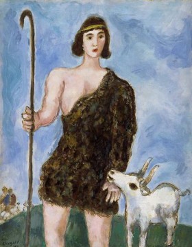 Marc Chagall Painting - José un pastor contemporáneo Marc Chagall